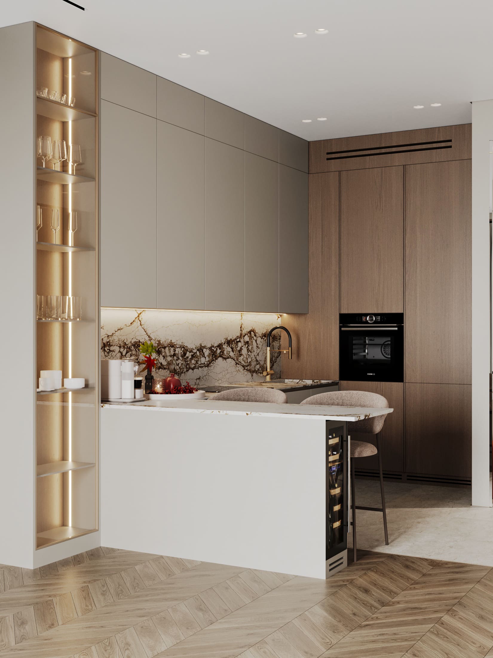 Дизайн-проект квартиры в ЖК «Hide» - деталь 12