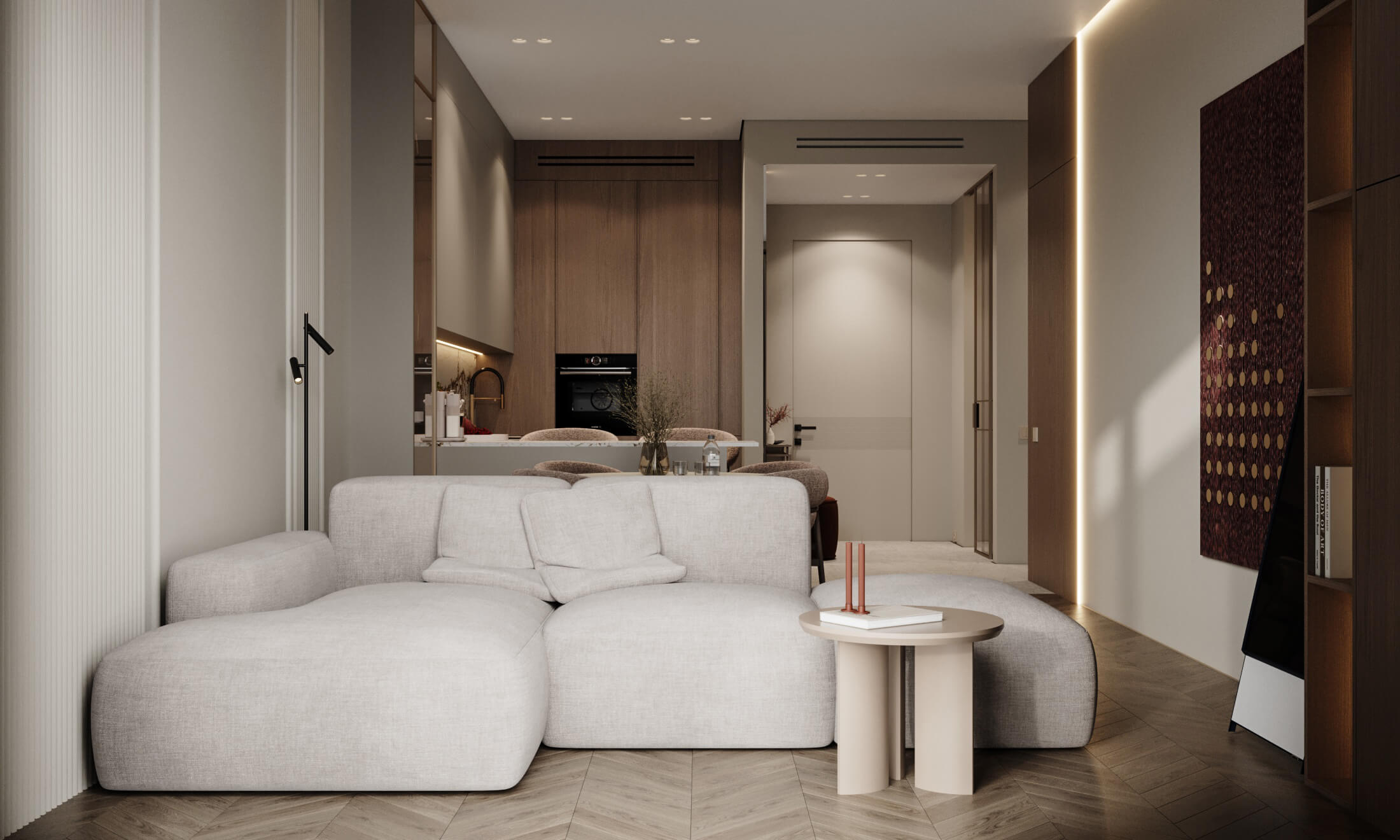 Дизайн-проект квартиры в ЖК «Hide»
