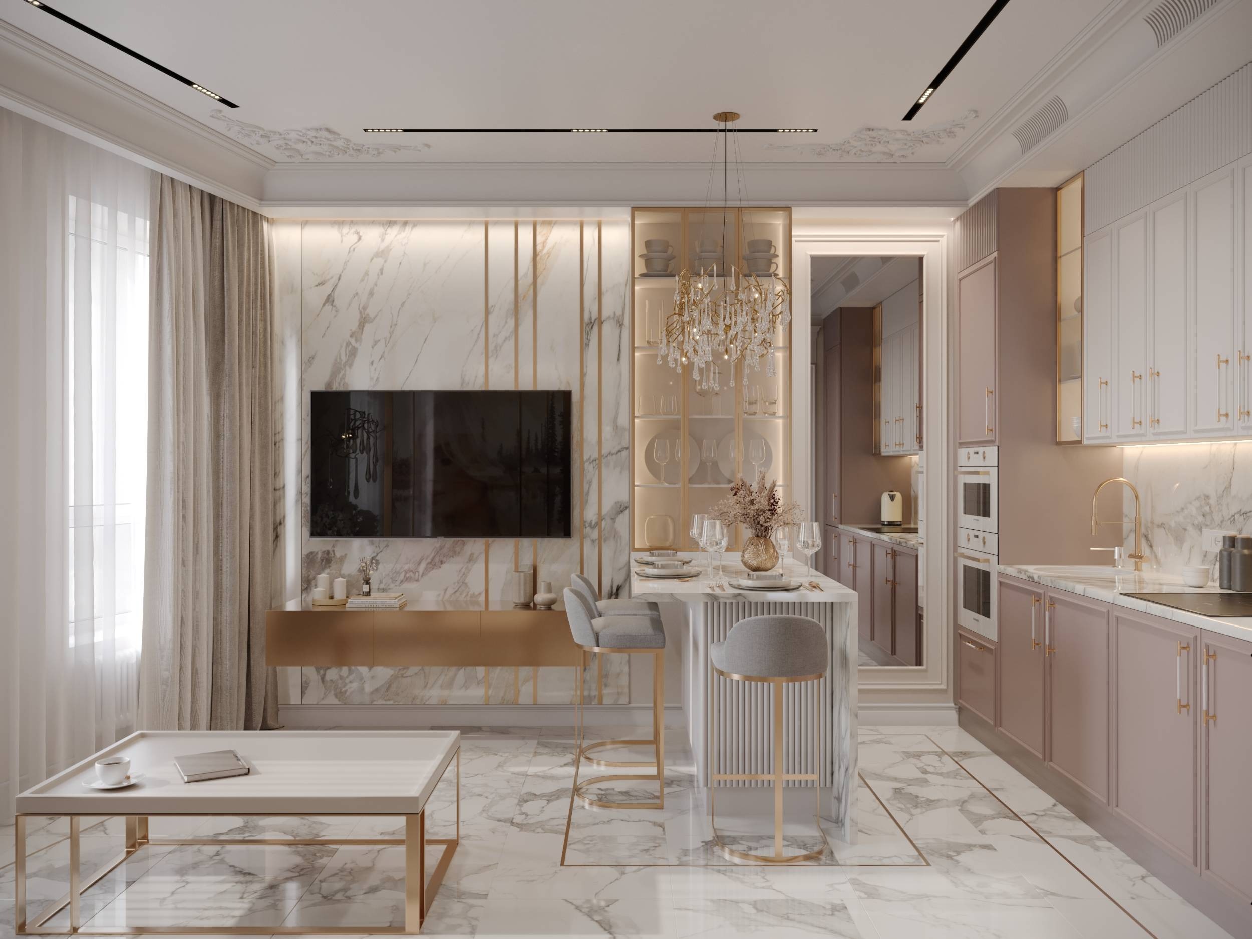 Дизайн-проект квартиры в ЖК «Крылья» - деталь 4