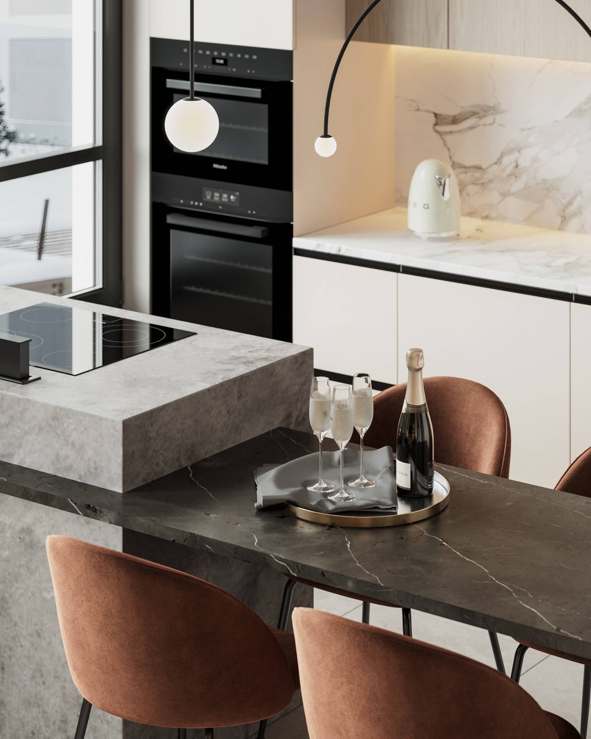 Дизайн-проект квартиры в ЖК «Датский квартал» - деталь 34