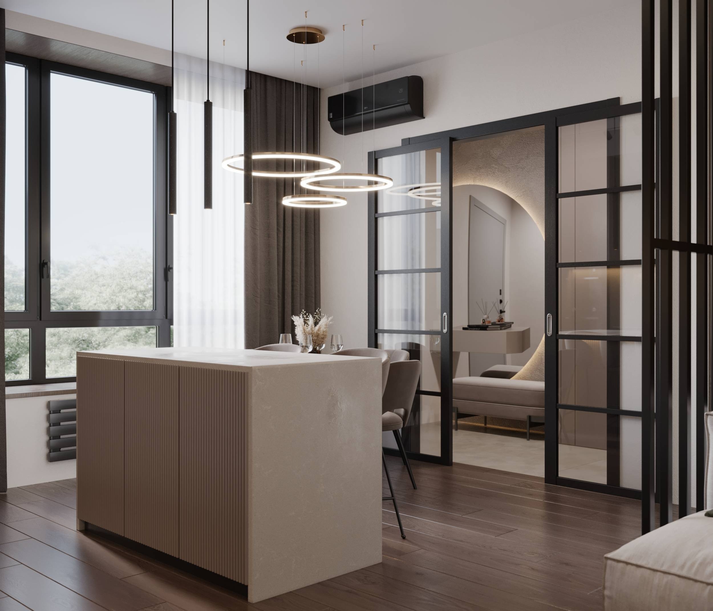 Дизайн-проект квартиры в КП «Кембридж» - деталь 3