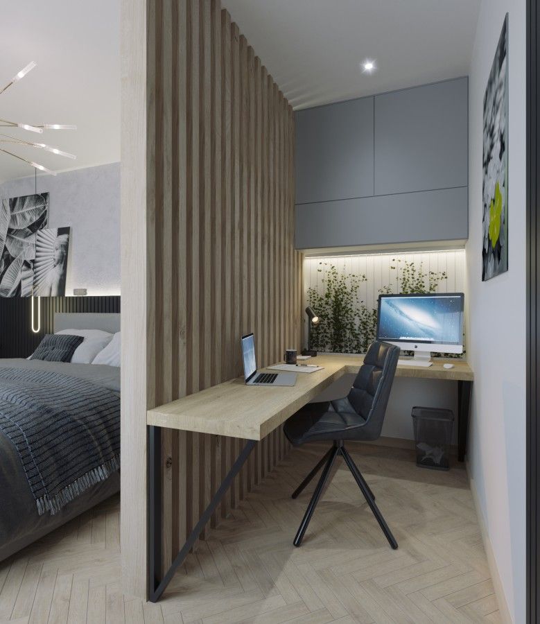 Пример интерьера 2 из статьи "Оформление приватной зоны в квартире — как создать личное пространство для перезагрузки"