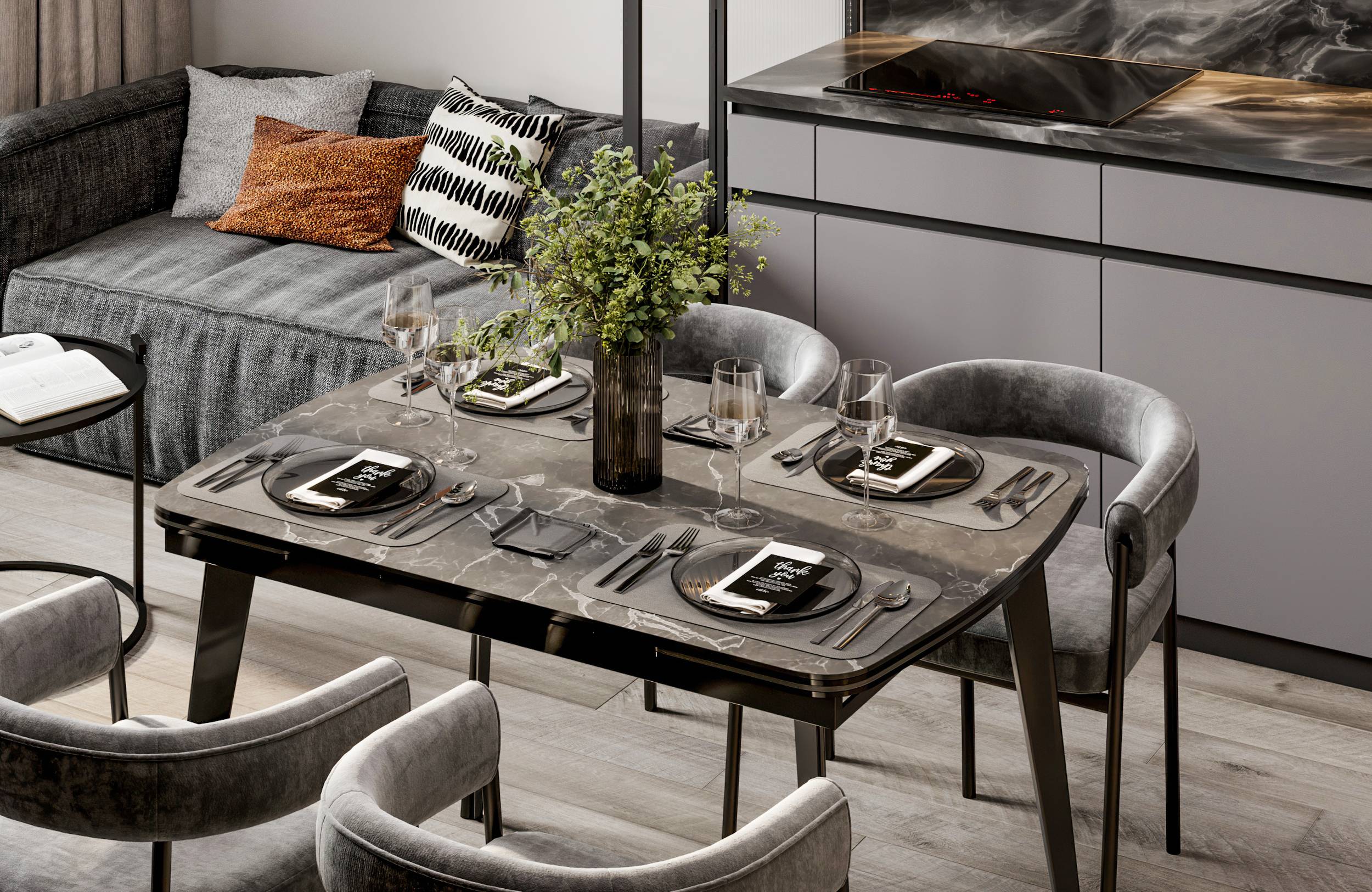 Дизайн-проект квартиры в ЖК «Аквилон Митино» - деталь 6