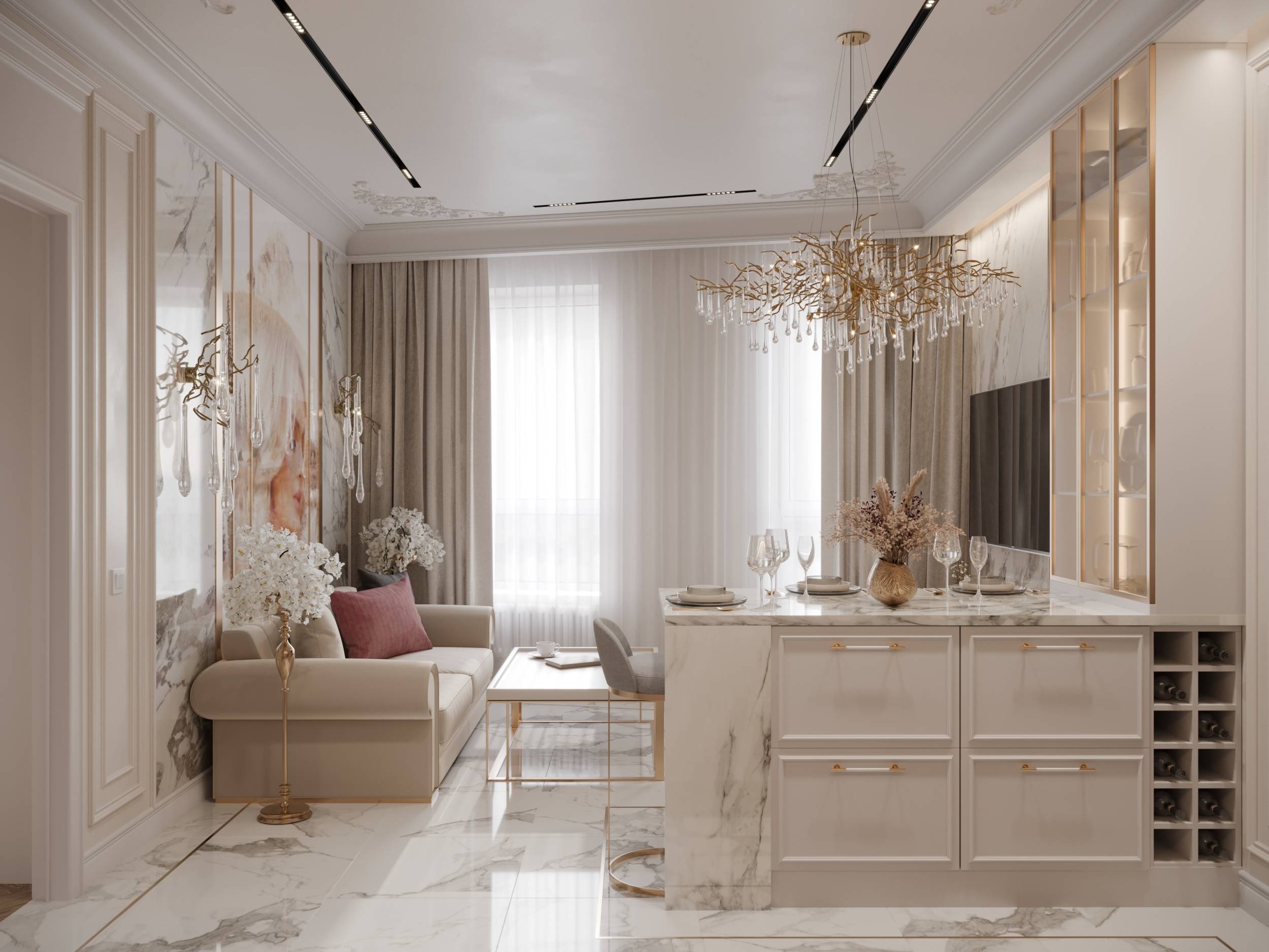 Дизайн-проект квартиры в ЖК «Крылья» - деталь 14