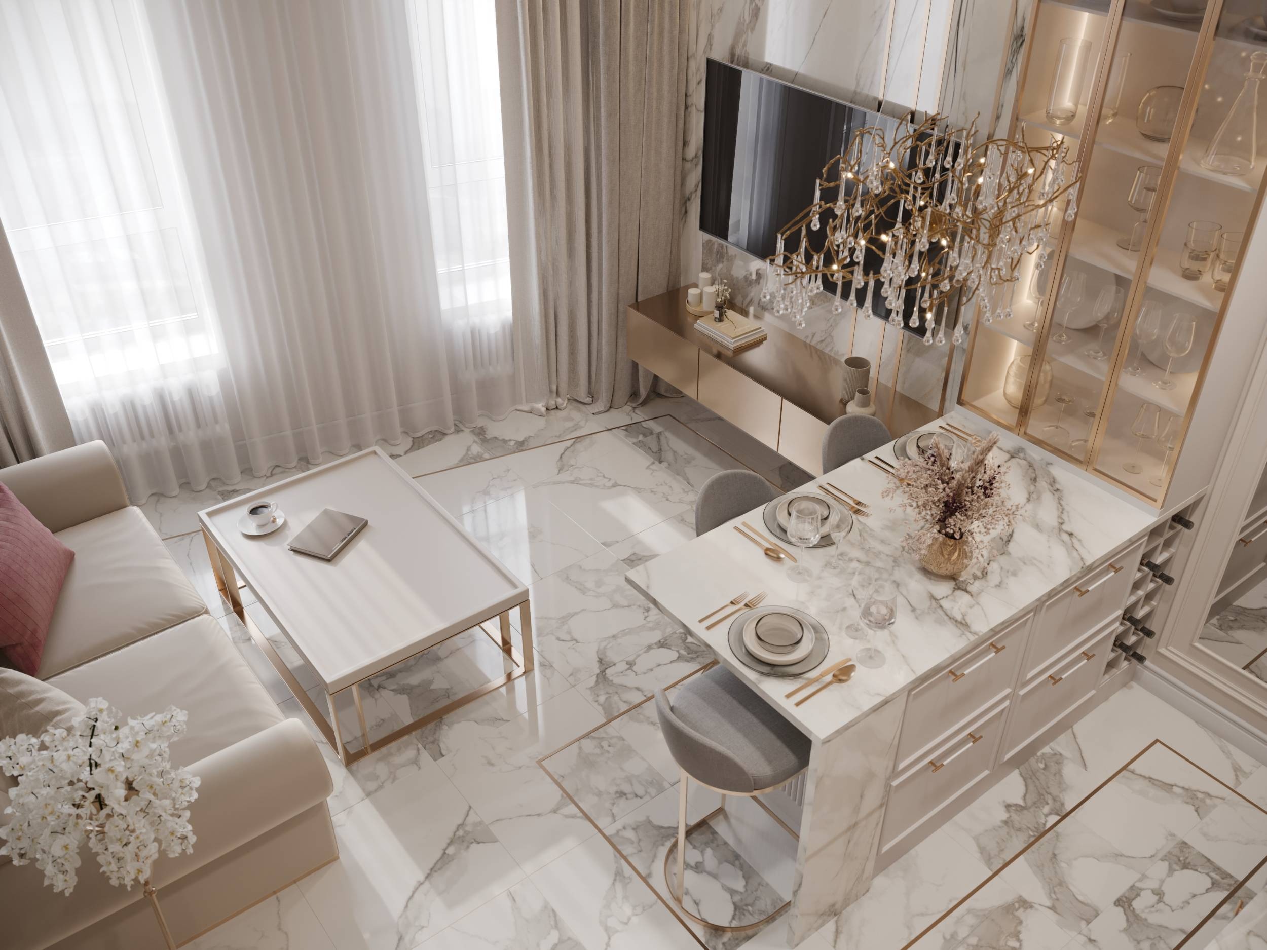 Дизайн-проект квартиры в ЖК «Крылья» - деталь 15