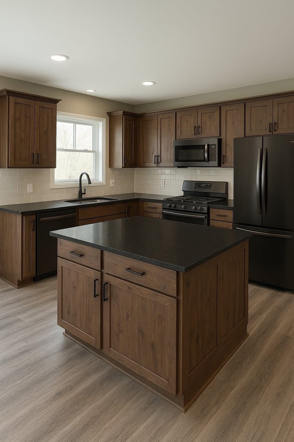 Пример интерьера 6 из статьи "Цвет дуба в интерьере — гид по оттенкам и правилам сочетания"