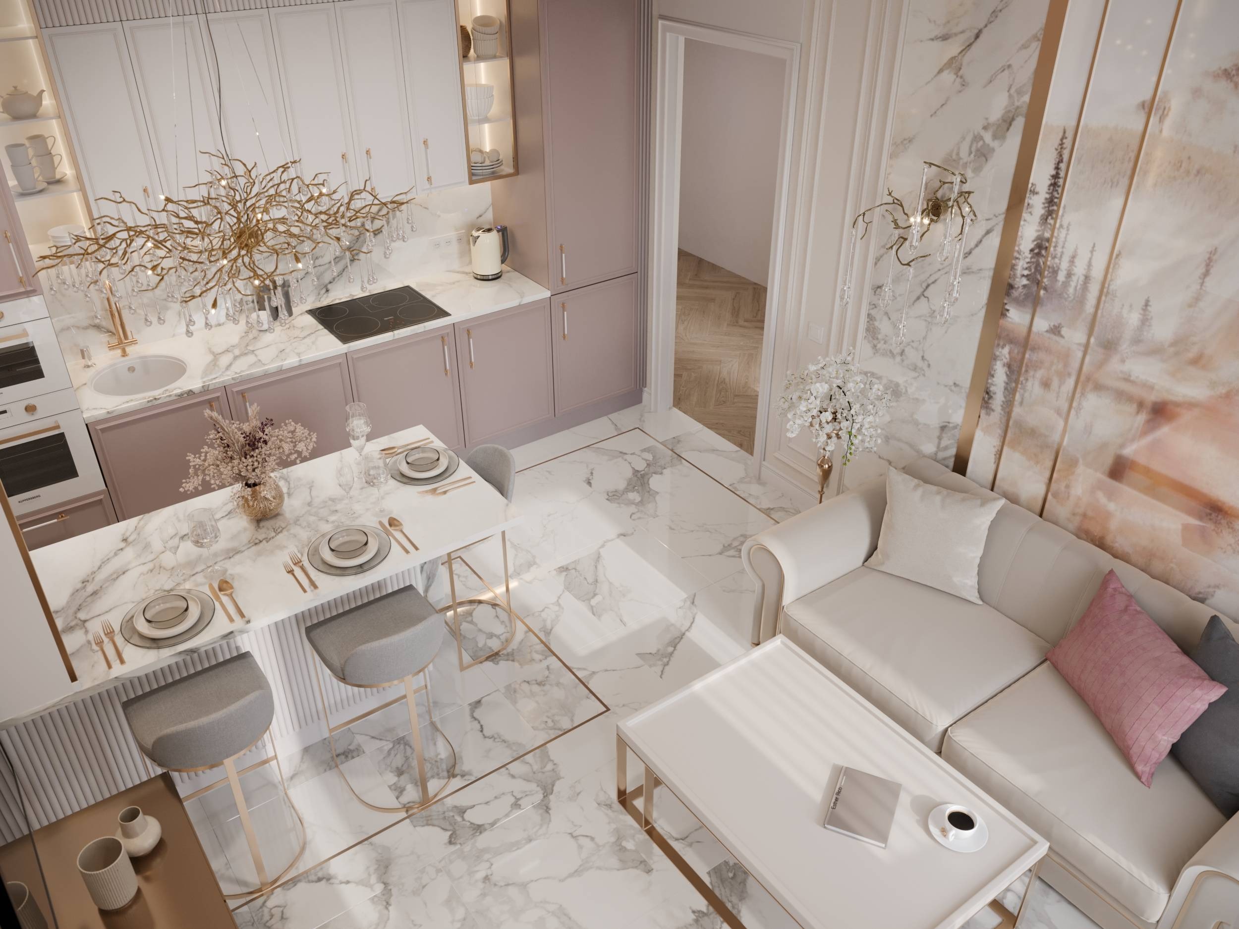 Дизайн-проект квартиры в ЖК «Крылья» - деталь 16