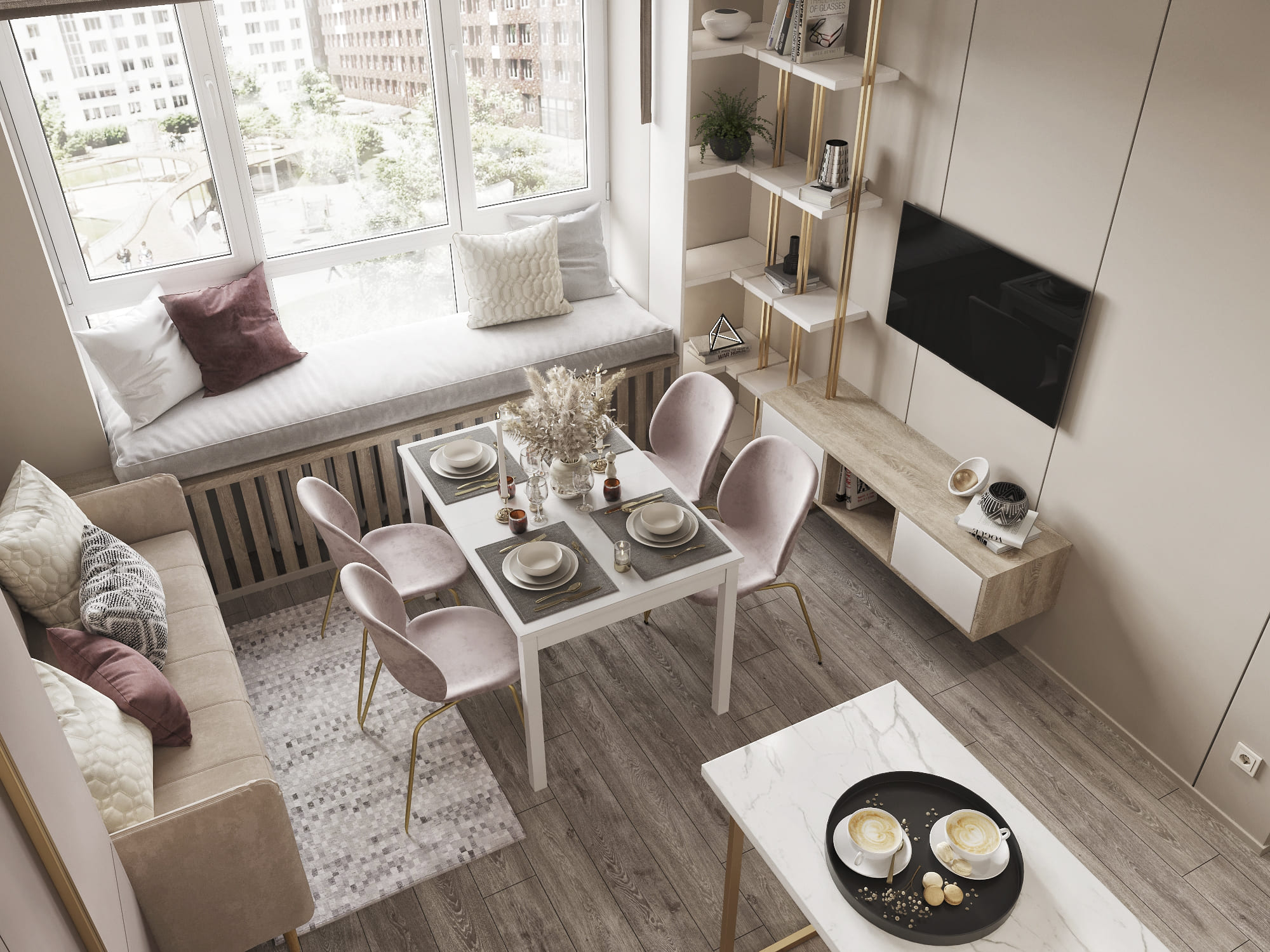 Дизайн-проект квартиры в ЖК «Fresh»