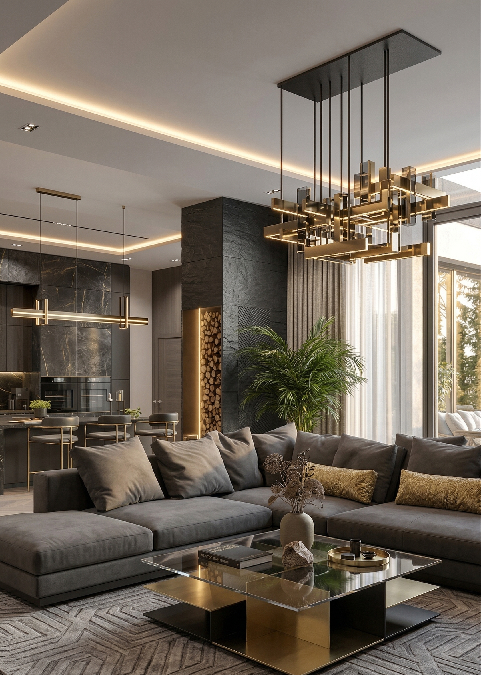 Пример интерьера 1 из статьи "Как сделать интерьер визуально дороже и не потратить целое состояние — 10 секретов дизайнера"