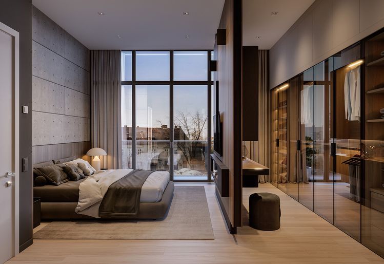 Пример интерьера 7 из статьи "Оформление приватной зоны в квартире — как создать личное пространство для перезагрузки"