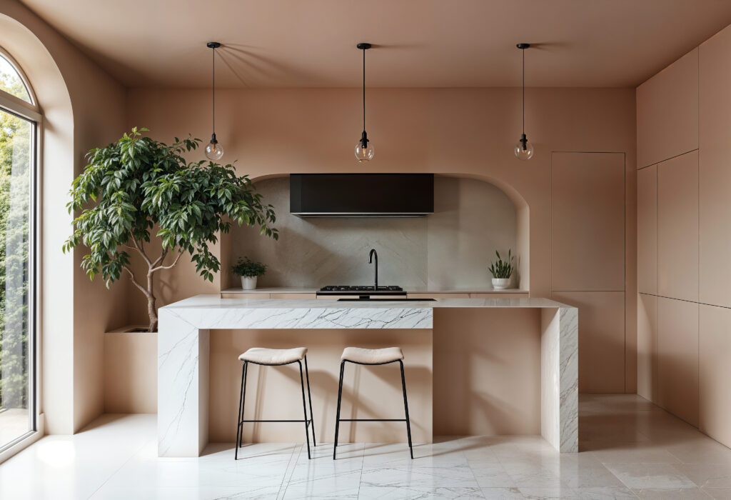 Дизайн кухни-гостиной