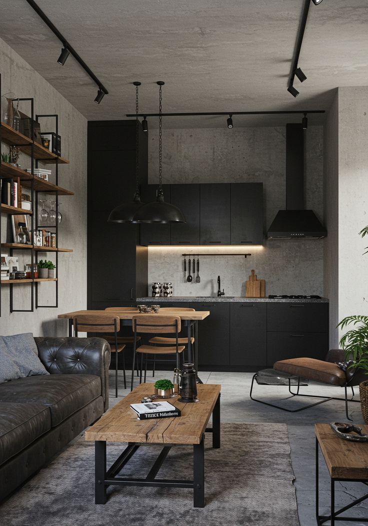 Пример интерьера 6 из статьи "Планировка студии от 20 до 30 м² — зонирование, эргономика и советы архитектора"