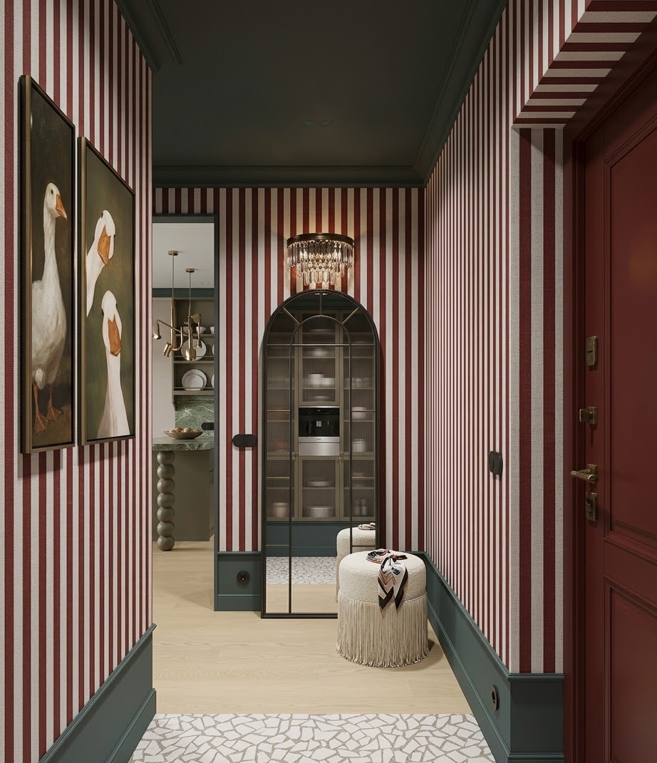 Пример интерьера 5 из статьи "Как подобрать цвет обоев — полное руководство, правила сочетаний и идеи для каждой комнаты"