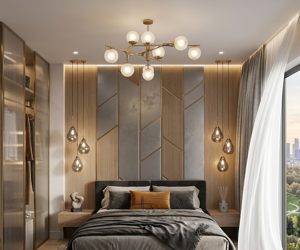 Пример интерьера 1 из статьи "Как стильно оформить изголовье кровати — вдохновляющие идеи и свежие тренды"