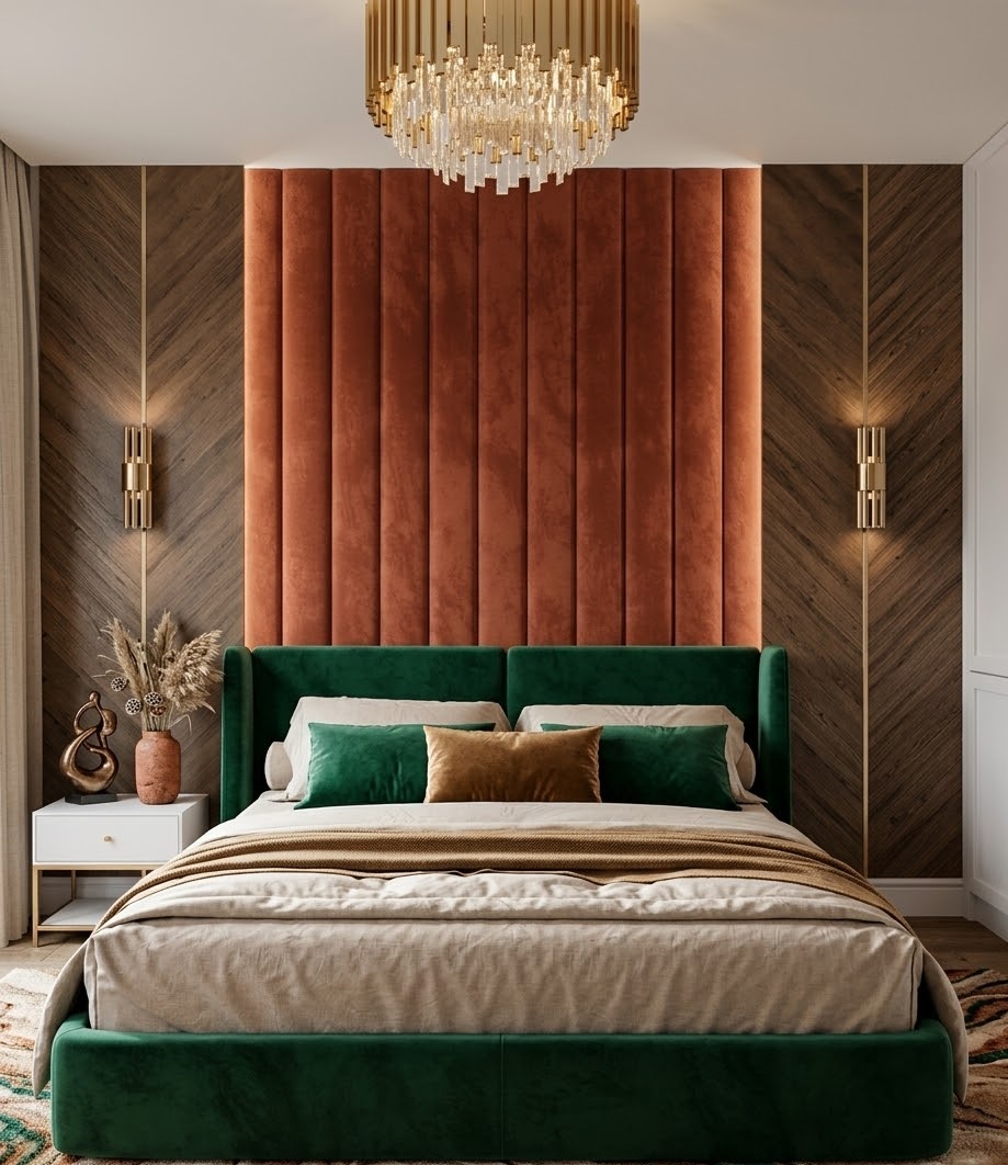 Пример интерьера 2 из статьи "Как стильно оформить изголовье кровати — вдохновляющие идеи и свежие тренды"