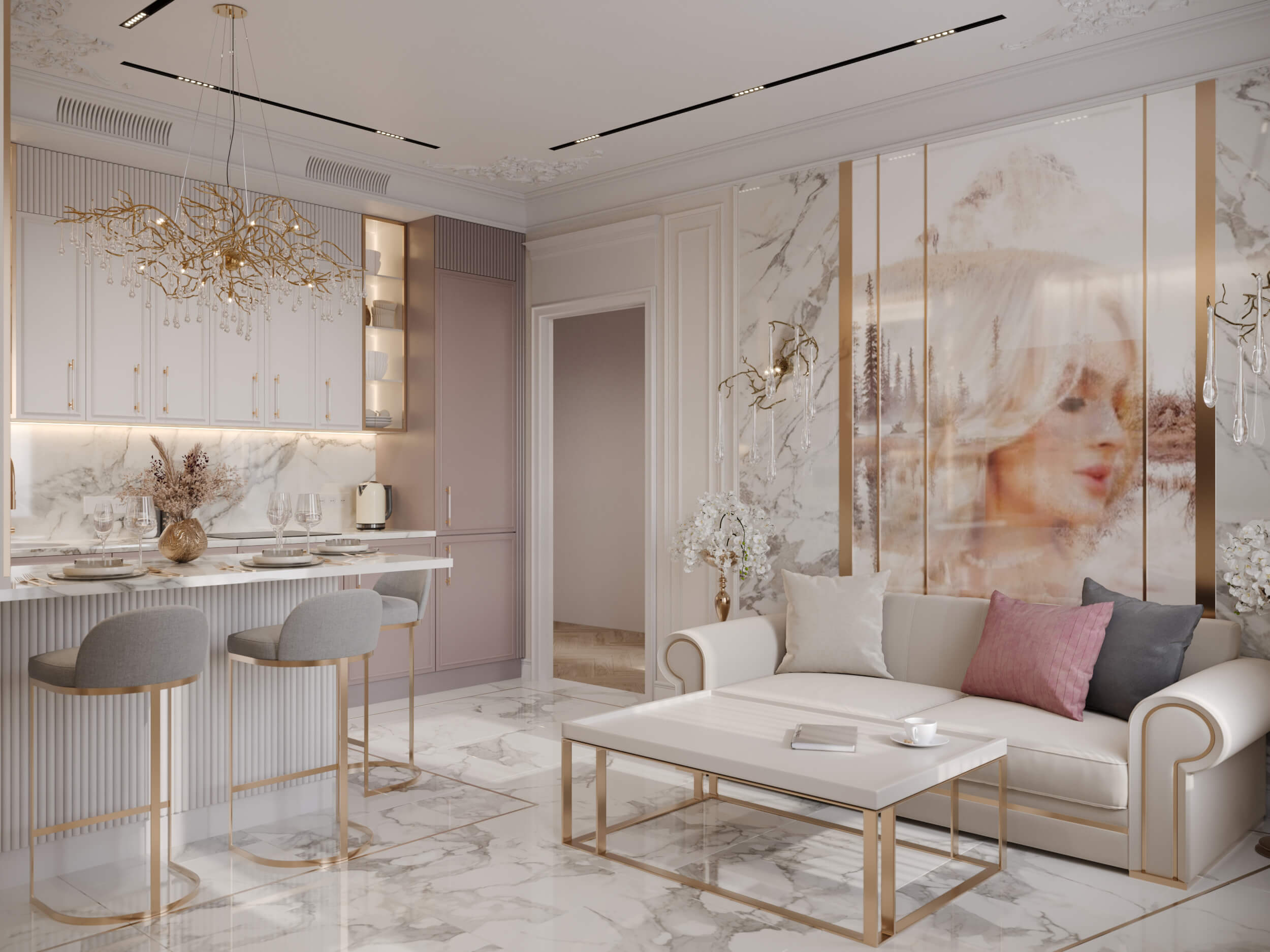 Дизайн-проект квартиры в ЖК «Крылья» - деталь 15